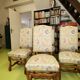 6 chairs Louis XIII sheep bones