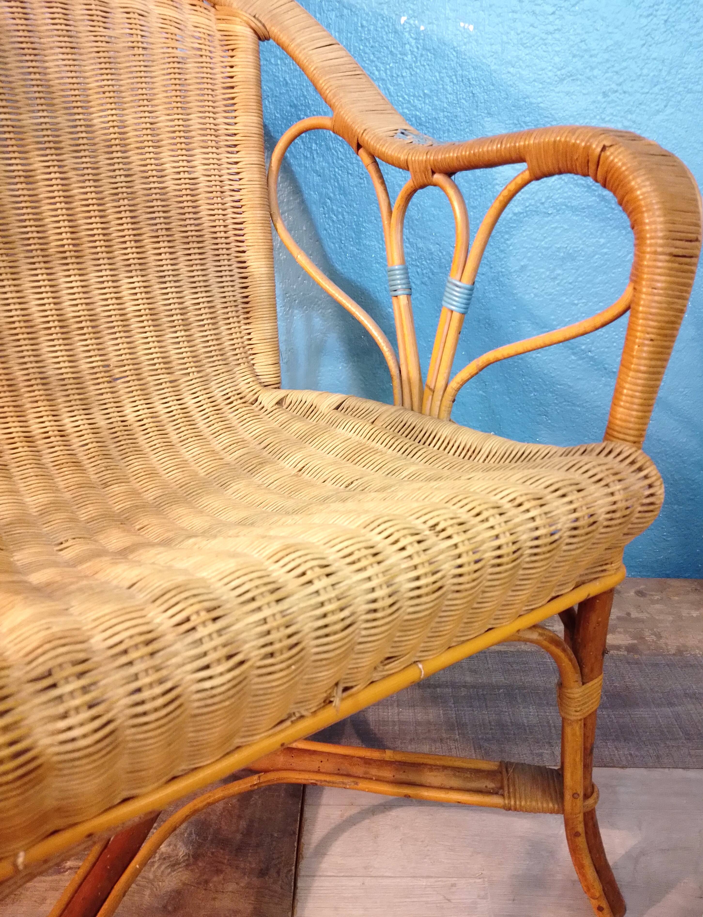 Wicker armchairs 1930s