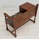 Commode assise en chêne années 1950 scandinave