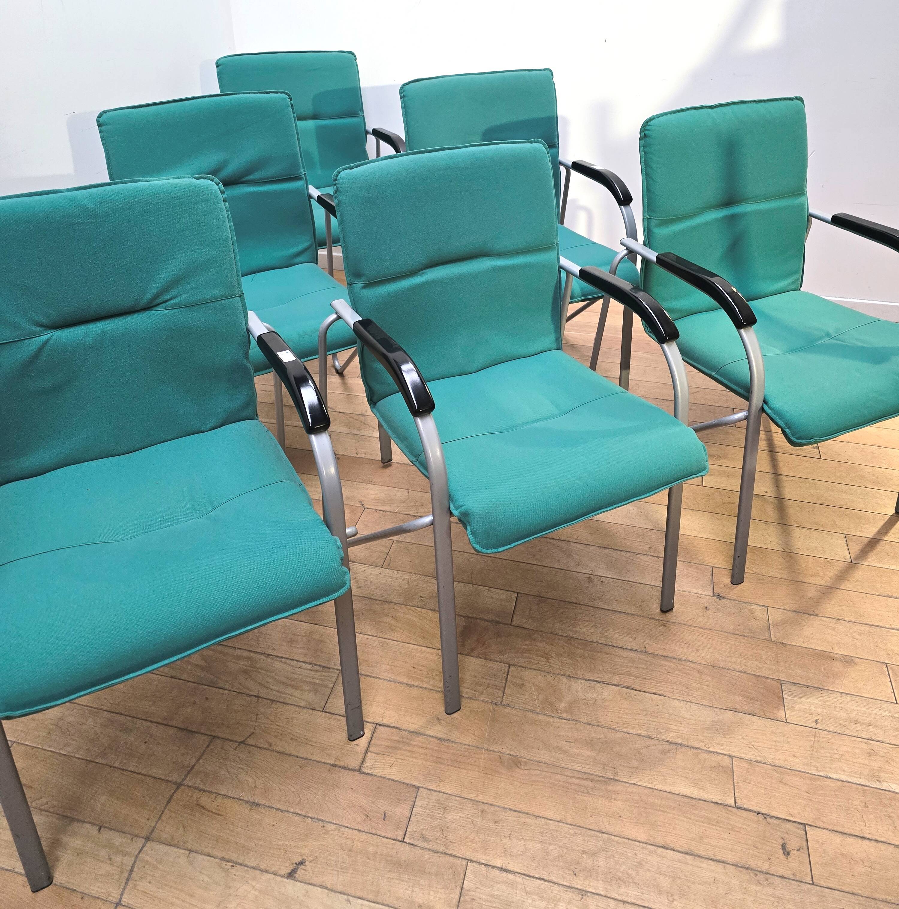 Set of 6 Samba visitor chairs