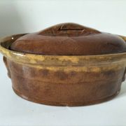 Vintage terrine in glazed earthenware La Bourguignonne n°6