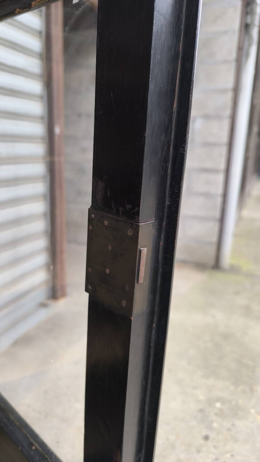 Lacquered oak bookcase 1860