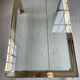 Brass chrome coffee table