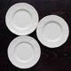 10 vintage ivory earthenware dessert plates - Marli fretwork
