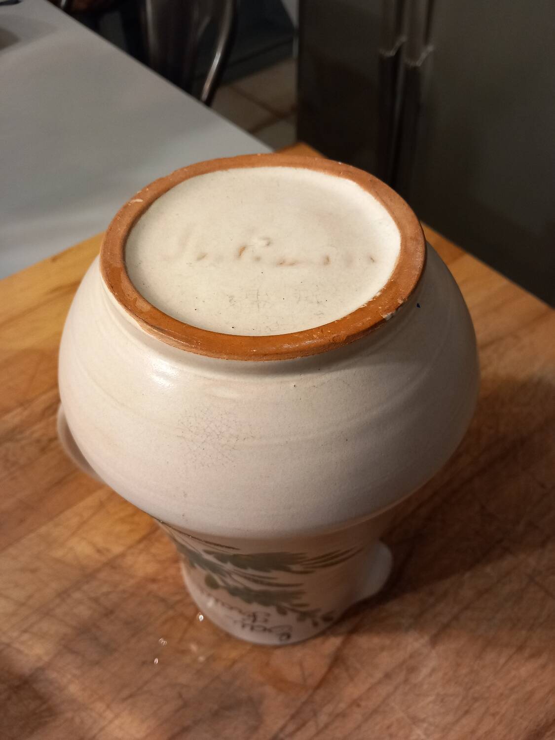 Large old pitcher/water pot capacity 1.8 l