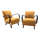 Paire de fauteuils Art Déco, design J. Halabala, République tchèque, années 1930