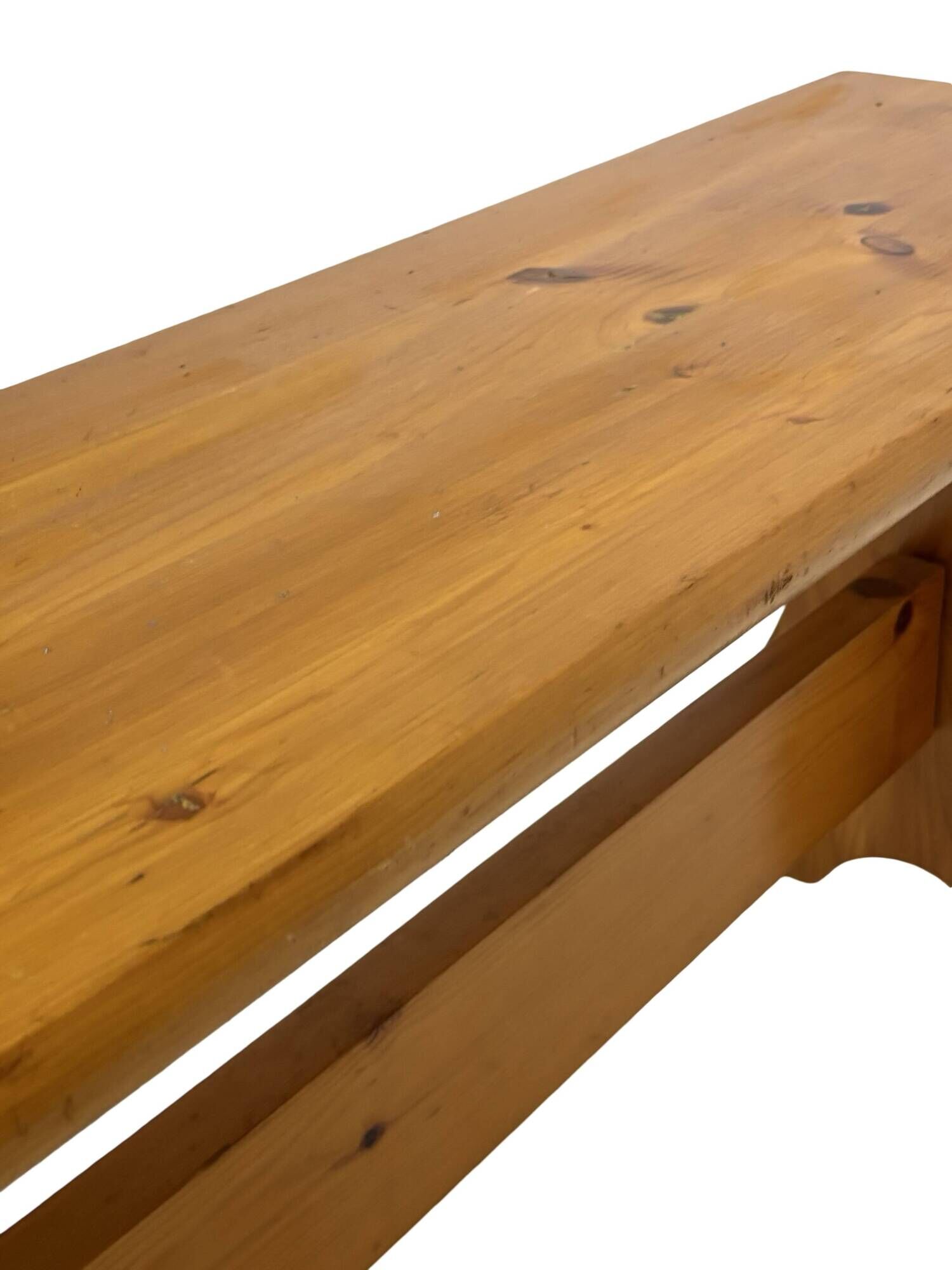 Vintage Pine Bench, 1960s Scandinavian Design small model