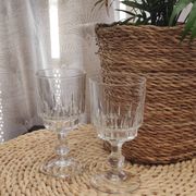 Crystal wine glasses