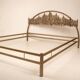Aurora frame bed by Luciano Frigerio for Frigerio di Desio 1970