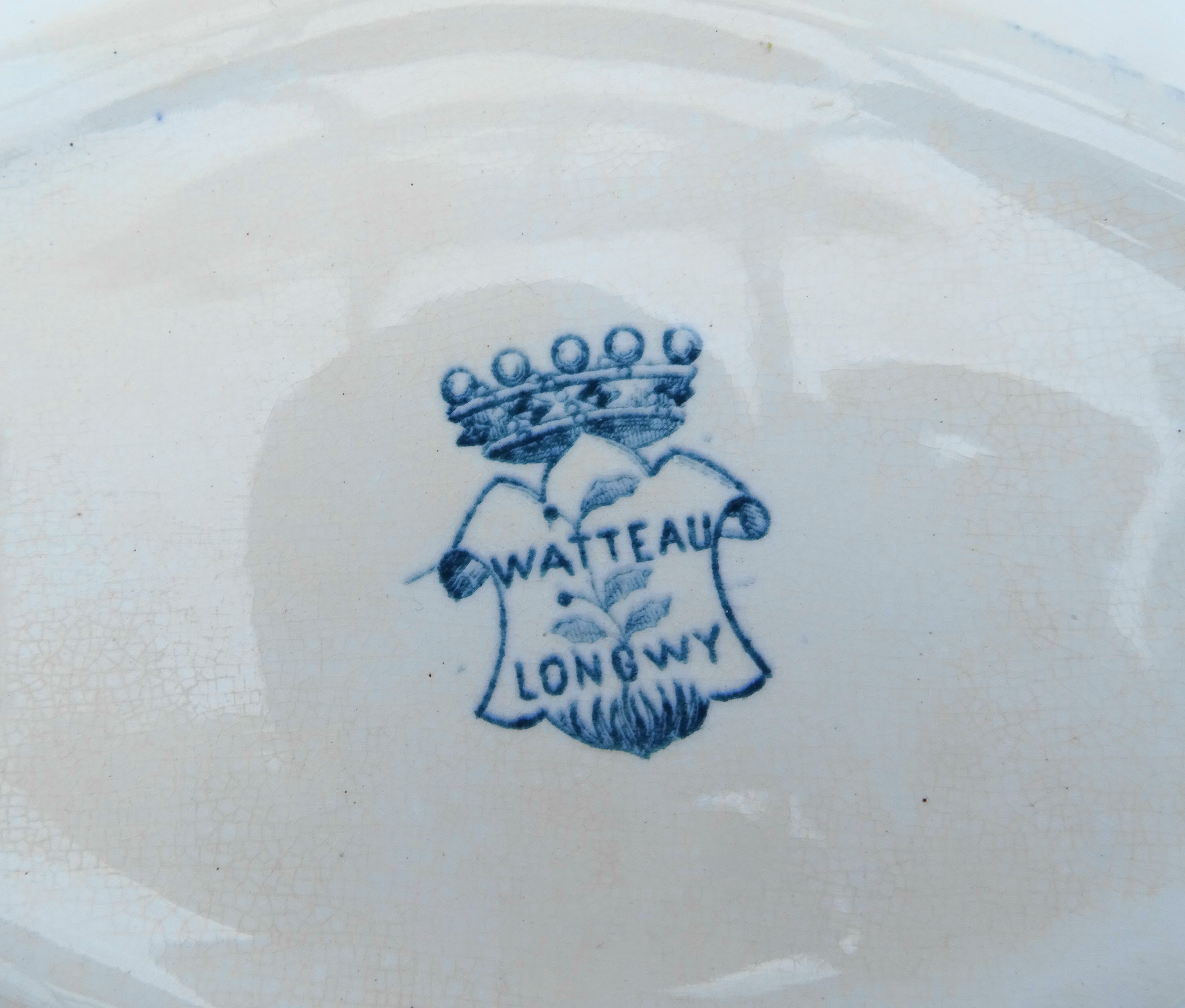 Ravier and two Longwy plates