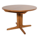Mid-Century Round Teak Extendable Dining Table, United Kingdom, 1950s