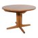 Mid-Century Round Teak Extendable Dining Table, United Kingdom, 1950s