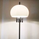 Italian space-style floor lamp from the 1960s with a stone base.