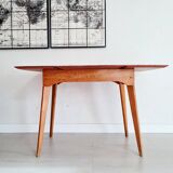 Table with folding compass legs