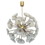 Dandelion, Sputnik chandelier by Kamenicky Senov, 1970