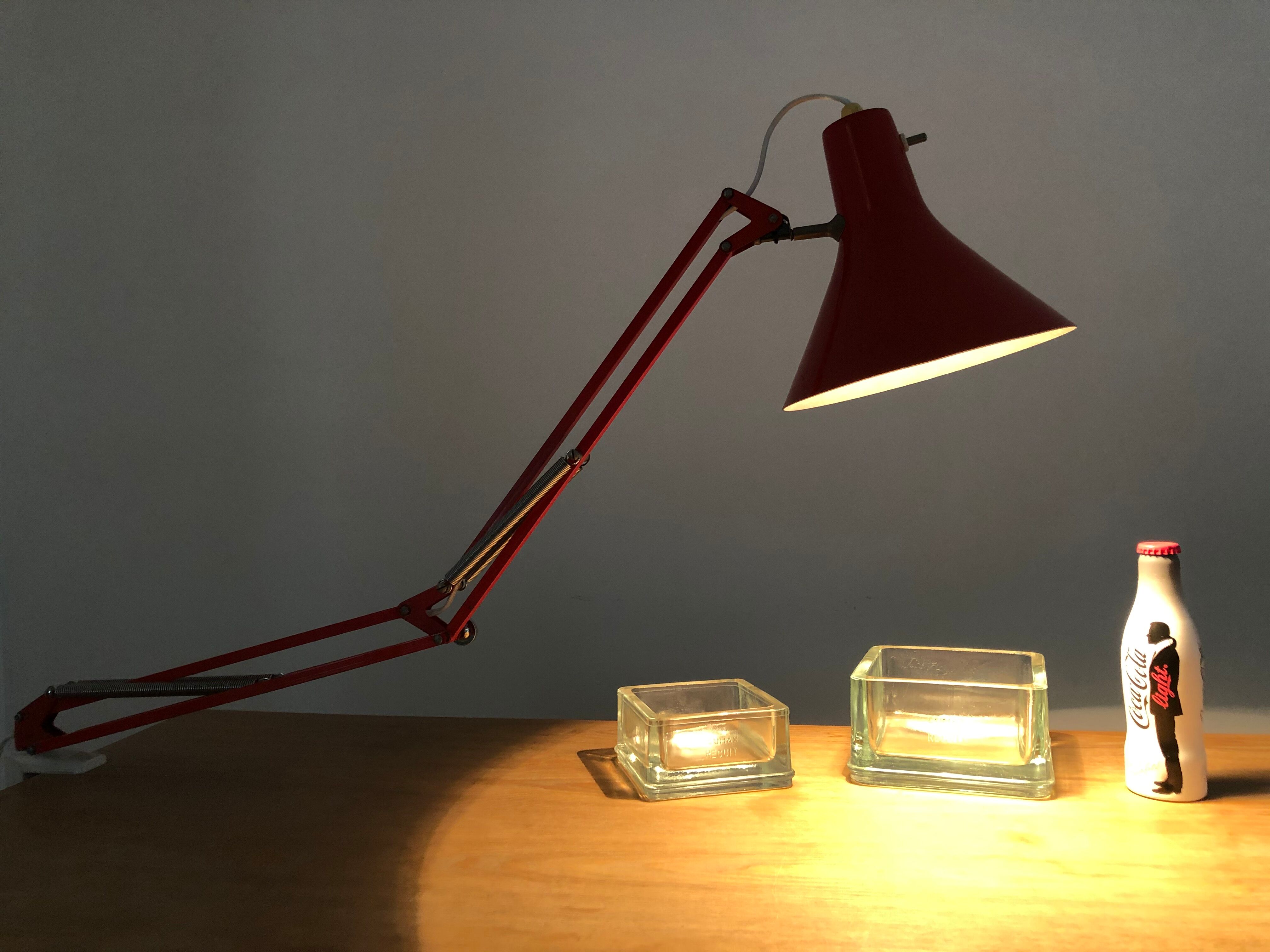 Vintage office lamp Luxo L2 de Jacob Jacobsen
