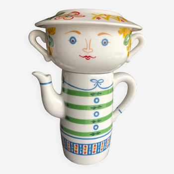 Paris Porcelain Teapot by Jean Hury