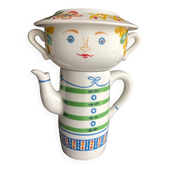 Paris Porcelain Teapot by Jean Hury