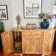 Buffet art déco en chêne massif