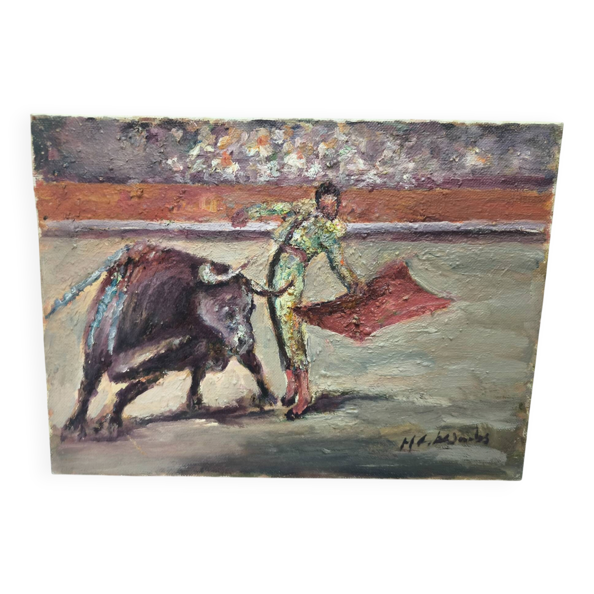 Peinture à l'huile impressionniste sur toile