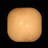 1970s Large Plastic Flush-Mount Light by Molin, Italy