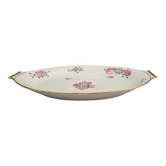 Large oval porcelain dish from Limoges