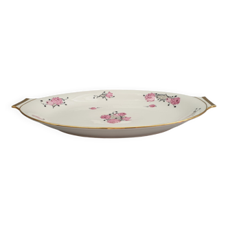 Grand plat ovale en porcelaine de Limoges