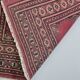 Tapis de couloir turc en laine rouge