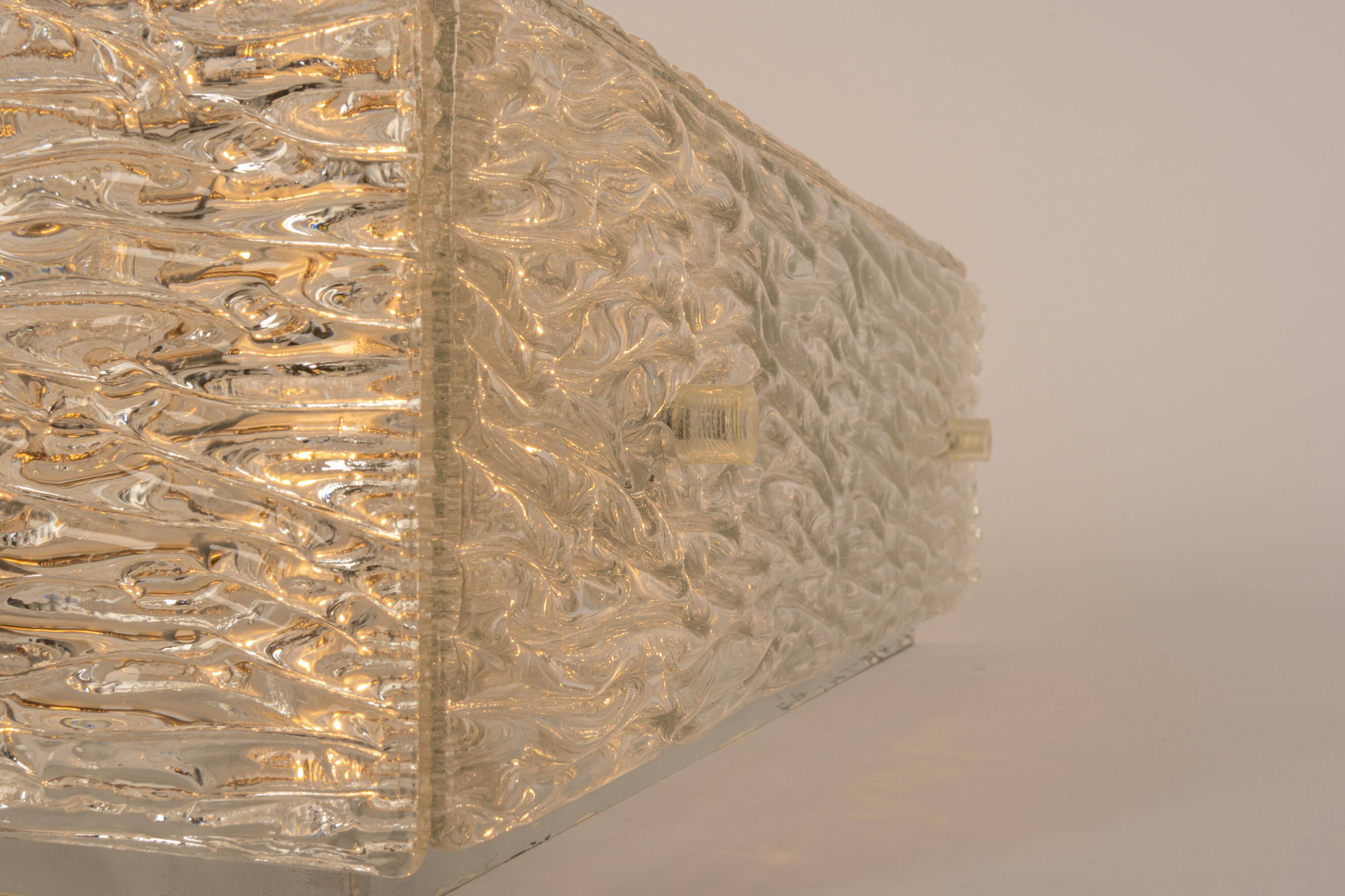 Murano glass ceiling lights by Kalmar, Austria, 1960s