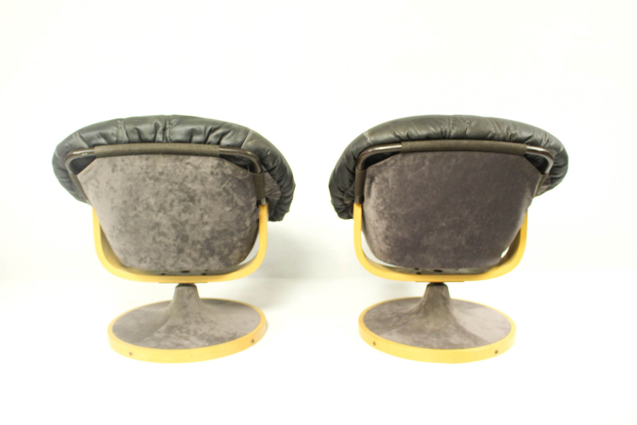 Pair of vintage norwegian lounge chair from Söda Galvano, 1970s