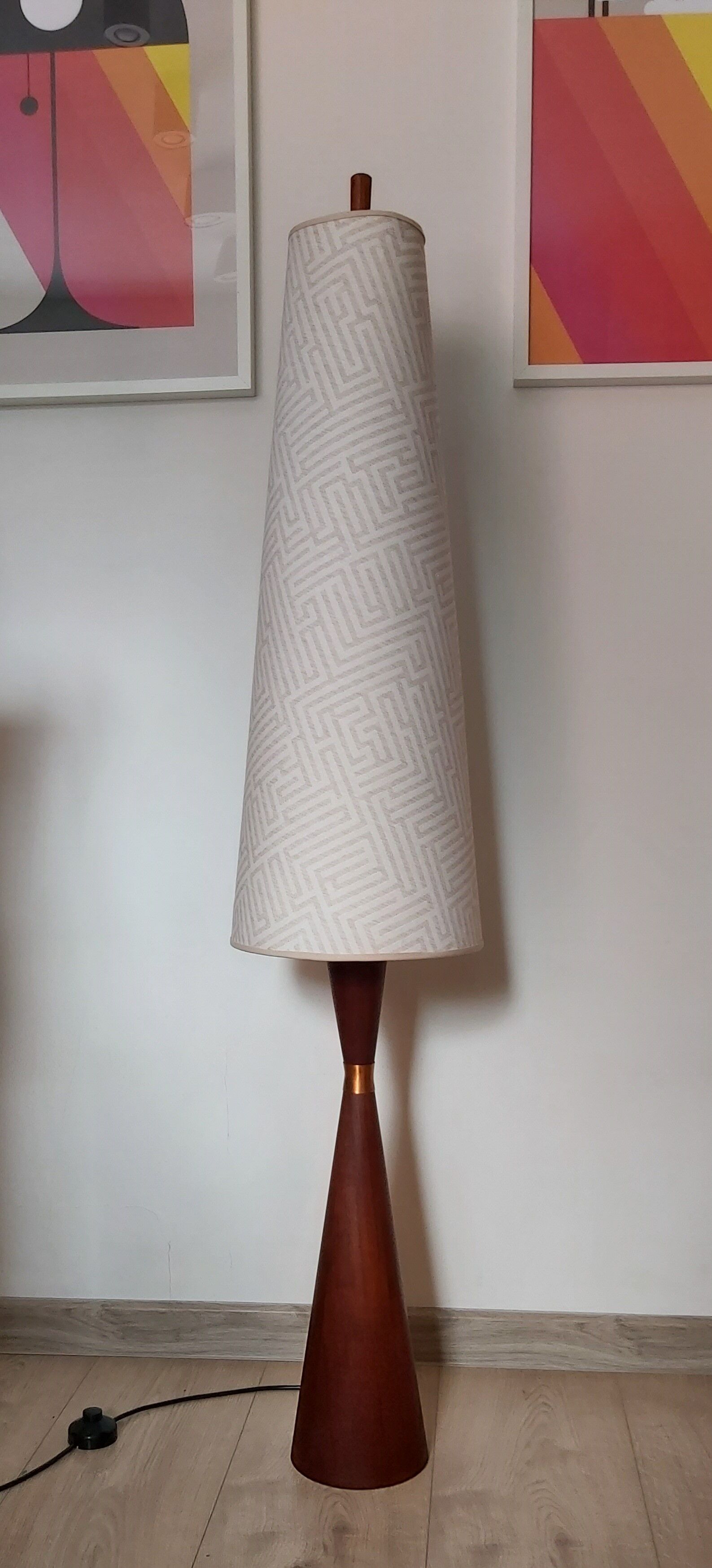 Diabolo floor lamp, Parker Knoll, 1950s