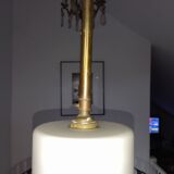 Scandinavian openwork metal pendant lamp