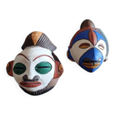Set of 2 ethnic passport masks
