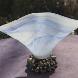 Murano glass centerpiece with 925 silver base