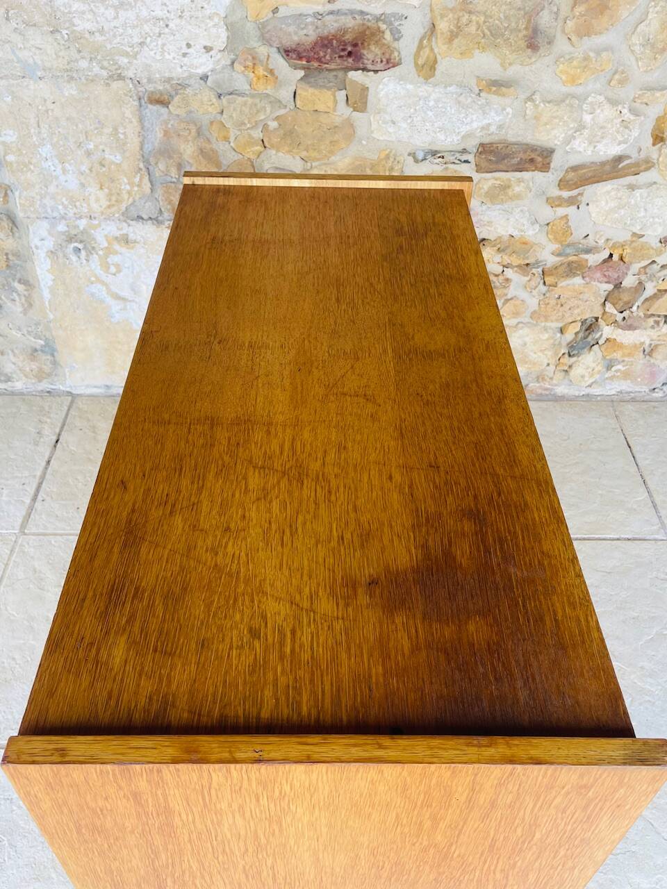 Vintage 4-drawer chest of drawers by Capelle, circa 1960s