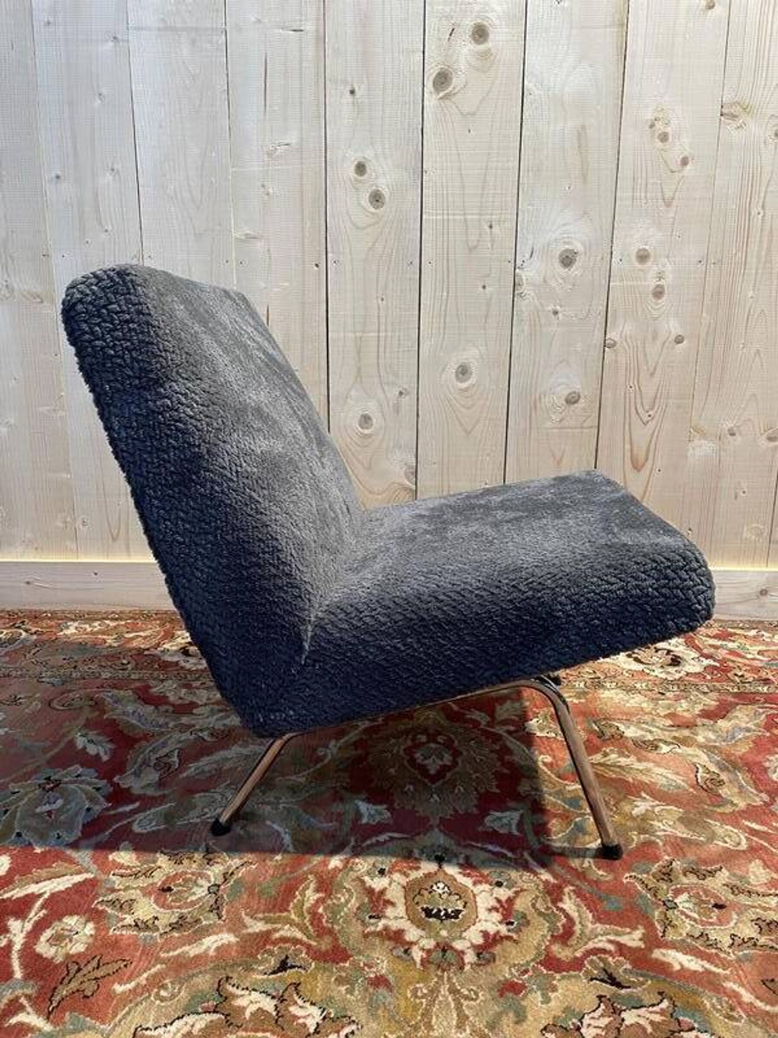 Armchair - 743 Joseph André Motte fireside chair for Steiner