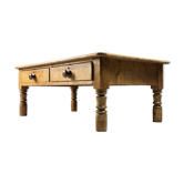 English coffee table 19th century pine