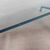 Table basse vintage verre