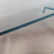 Table basse vintage verre