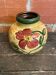 Vintage Polychrome Ceramic Ball Vase Flowers West Germany