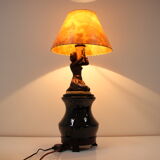 Art Deco lamp with loudspeaker, Stilton, 1930s, Czechoslovakia