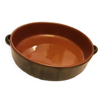 Popular art varnished earth oven dish