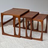Trio of vintage coffee tables