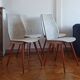 Set of 4 BAUMANN chairs from the 60s (model 840, Max Bill)