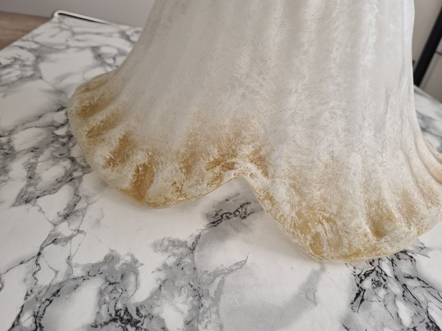 Paire d'abat-jours en verre vintage