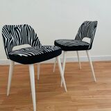 Duo of restored chairs