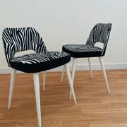 Duo of restored chairs