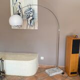 Arc floor lamp, 1970, marble foot