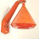 Philips Louis Kalff wall lamp opaline orange