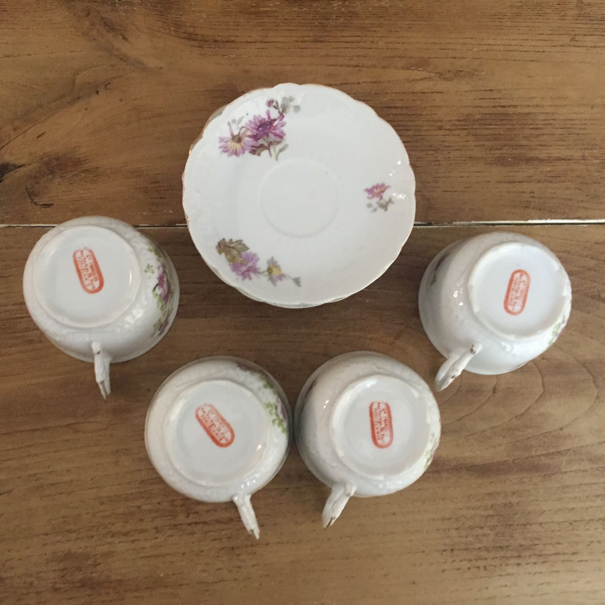 4 tea cups French co